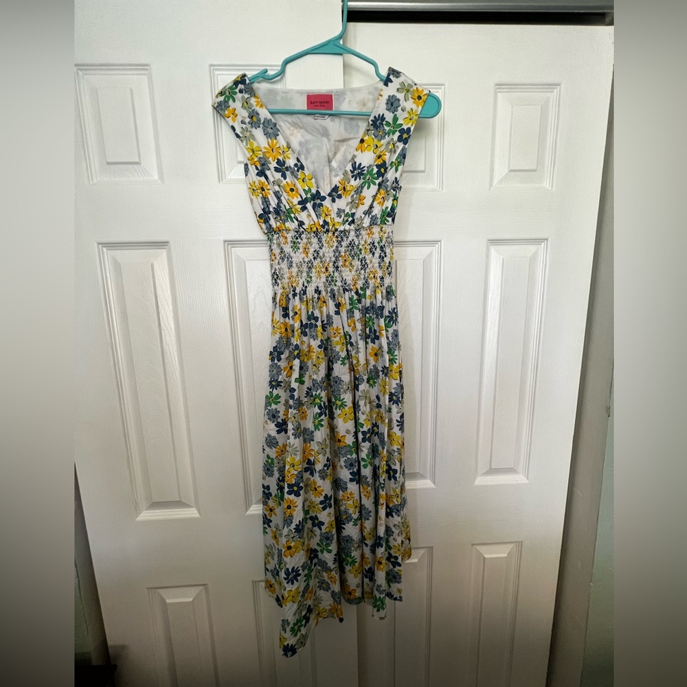 Kate Spade Floral Medley Midi Dress